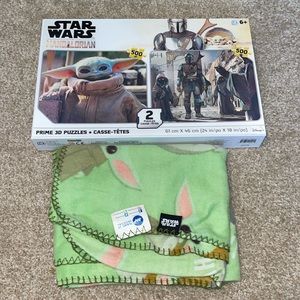 Disney Star Wars Puzzle + Blanket🆕